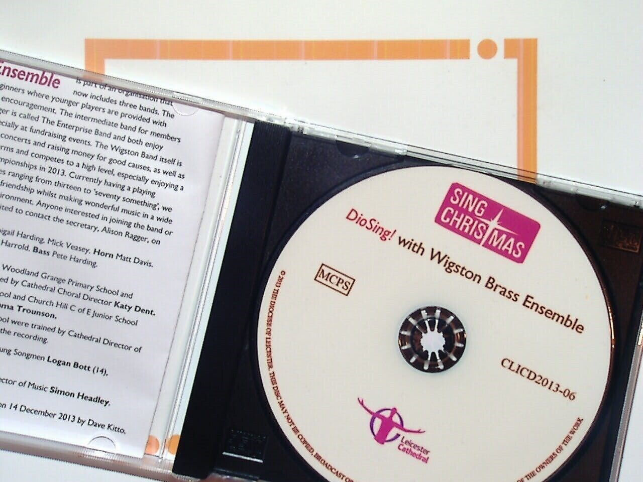 Wigston Brass Ensemble DioSing! Sing Christmas CD Mint