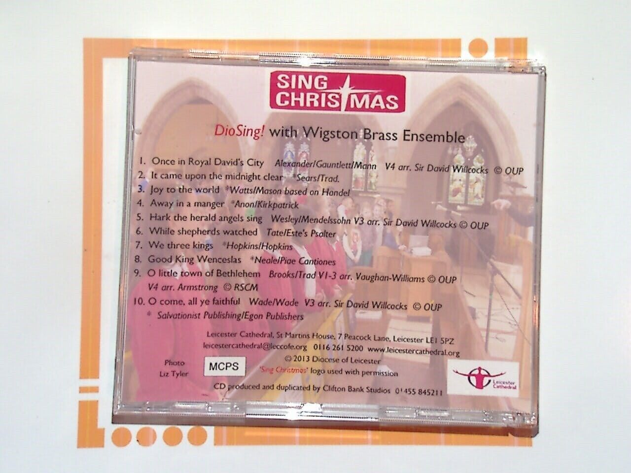 Wigston Brass Ensemble DioSing! Sing Christmas CD Mint