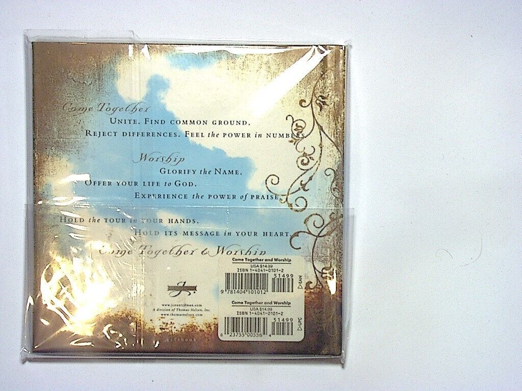 Michael W. Smith, Max Lucado Come Together & Worship Hardcover + CD NEW