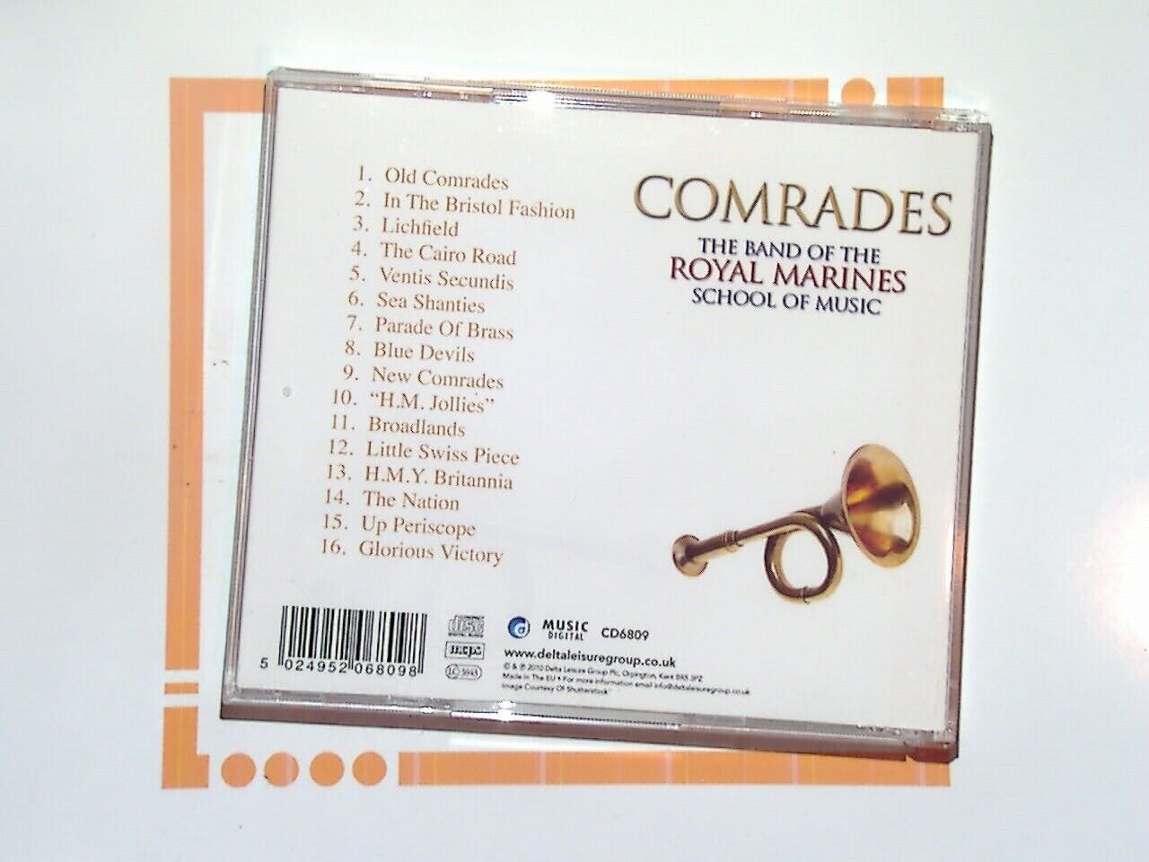 The Band Of The Royal Marines School Of Music Comrades CD Mint