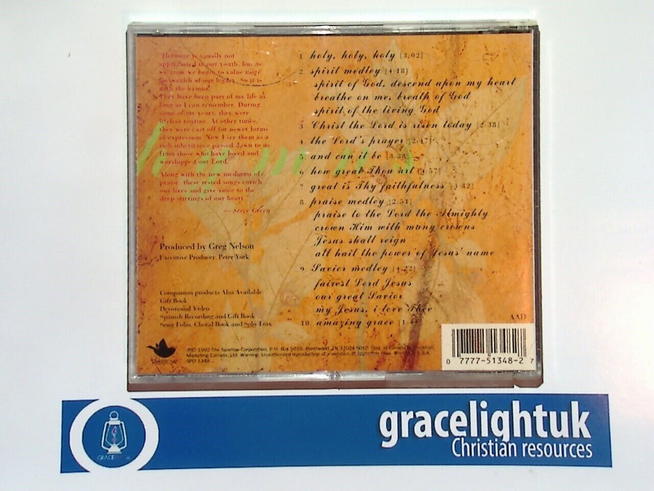 Steve Green Hymns: A Portrait Of Christ CD Mint