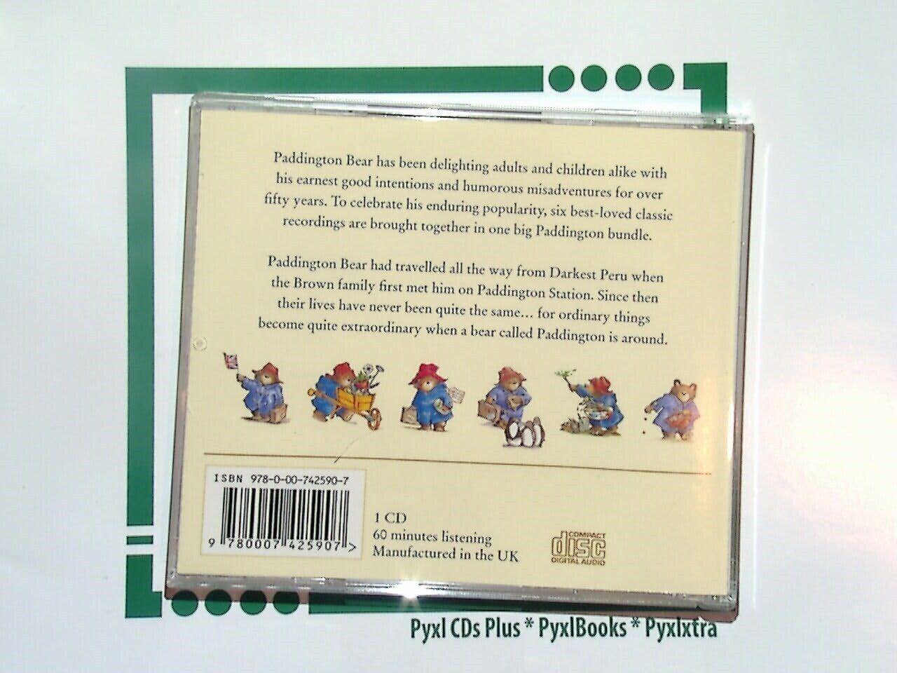 Michael Bond The Paddington Treasury for the Very Young Audio CD Mint