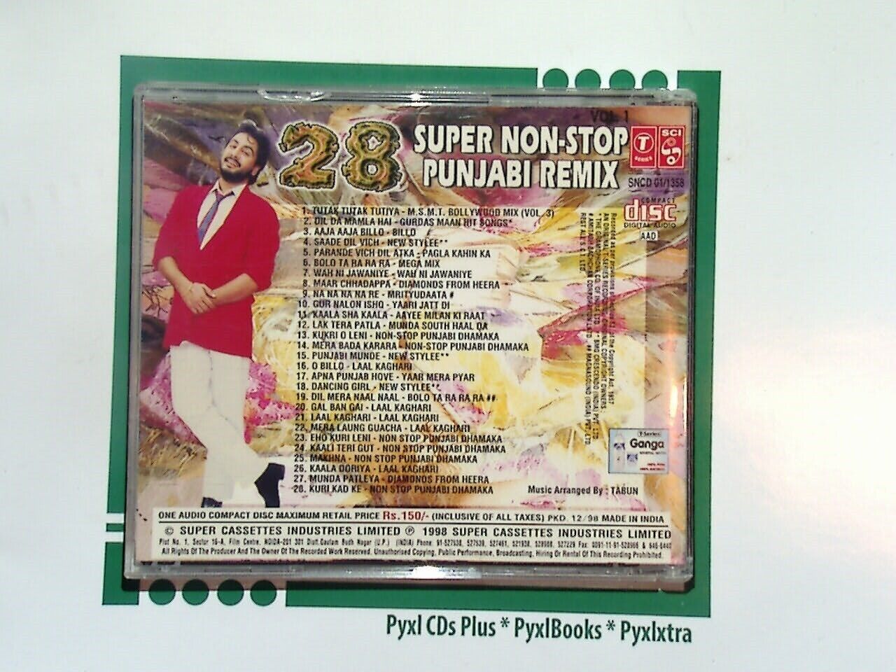 28 Super Non-Stop Punjabi Remix CD Nr Mint