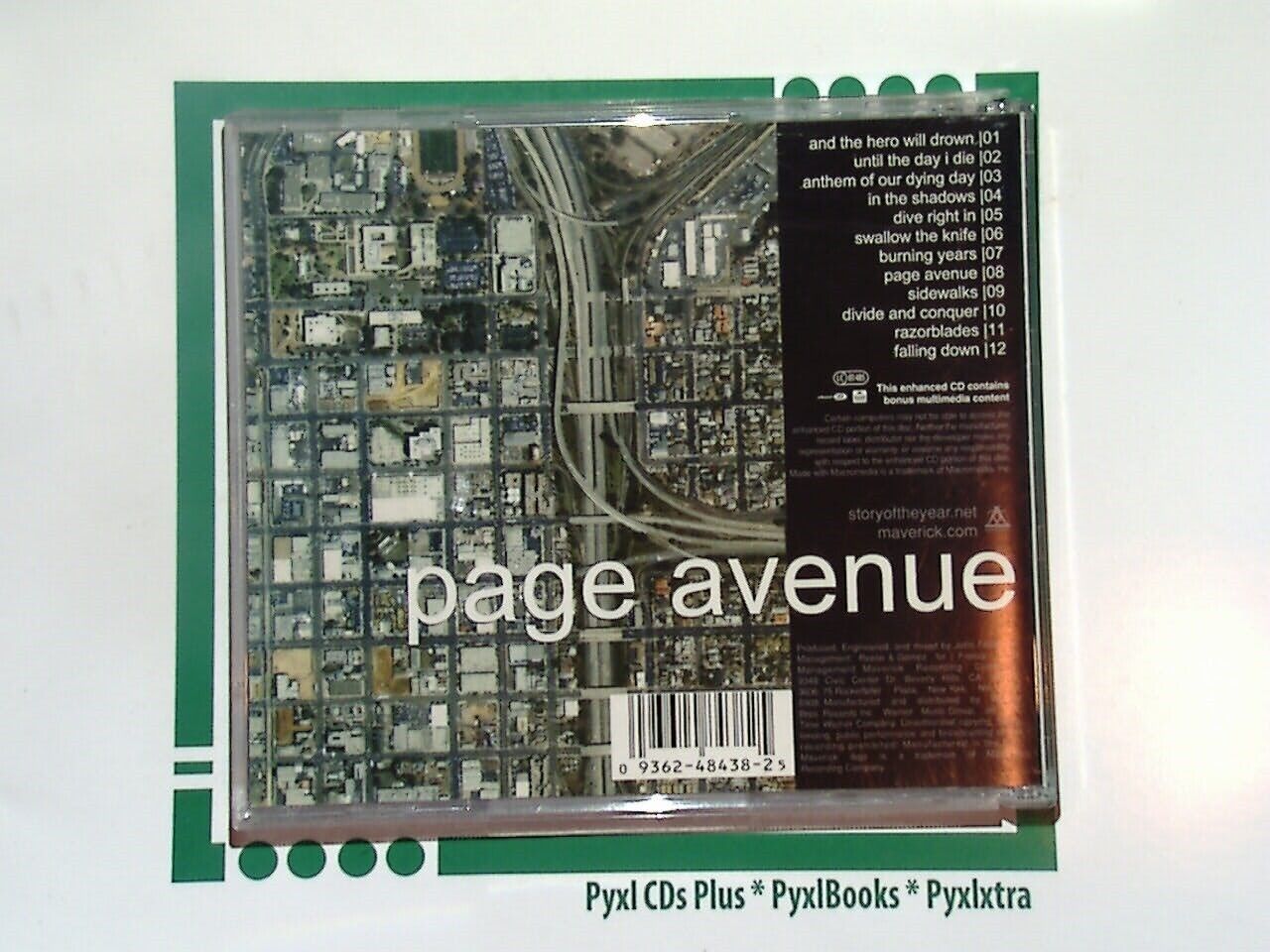 Page Avenue Story of the Year CD VGC