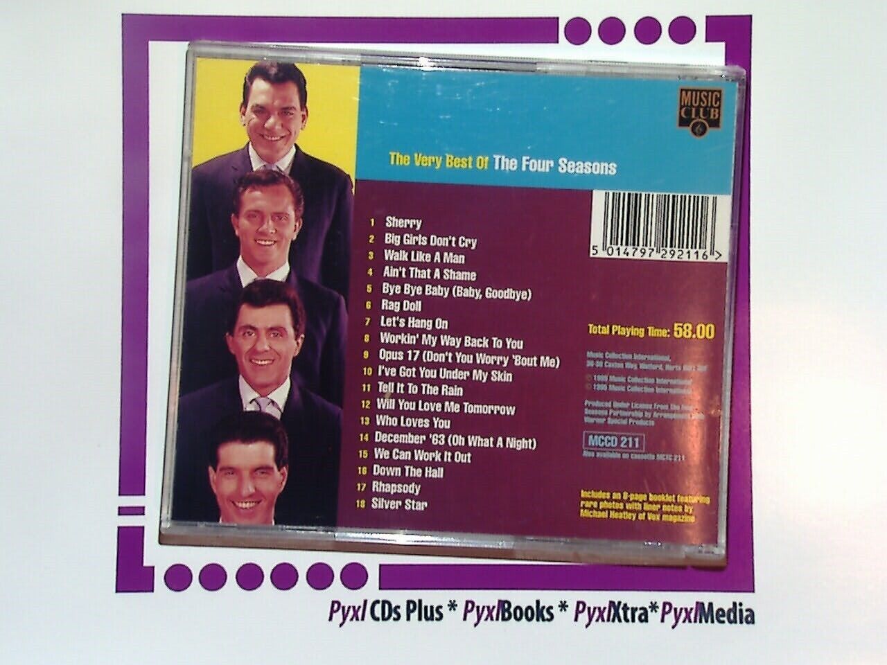 The Very Best of the Four Seasons CD Mint
