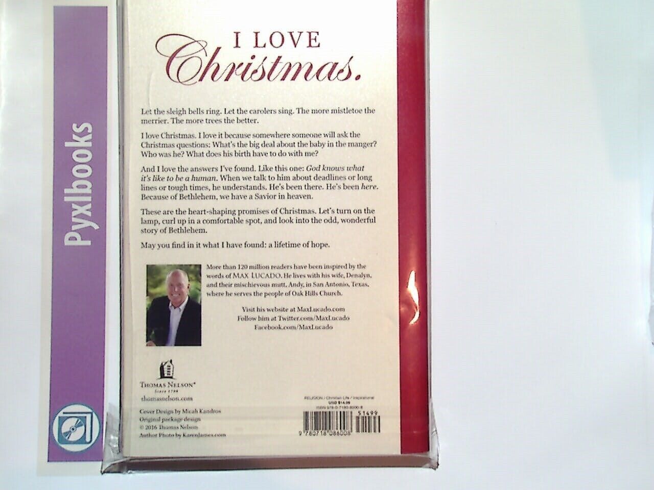 Max Lucado Because of Bethlehem PB New