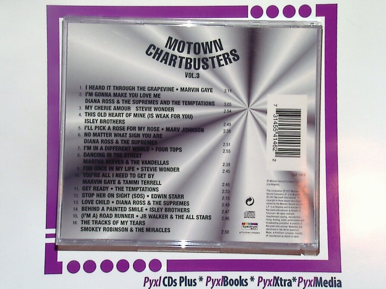 Various Artists - Motown Chartbusters Vol. 3 CD Mint