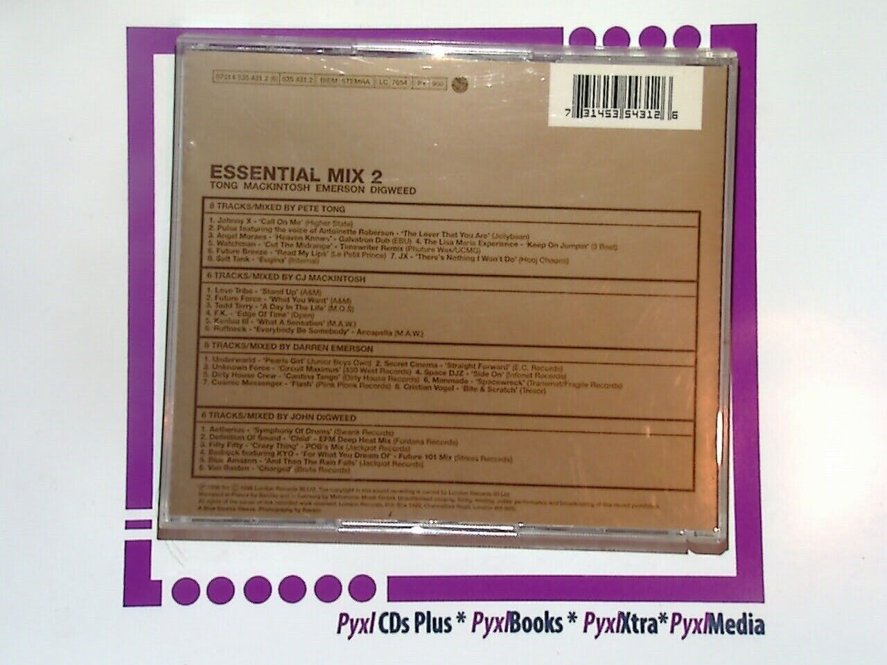 Tong Mackintosh Emerson Digweed - Essential Mix Volume Two 2CD Nr Mint