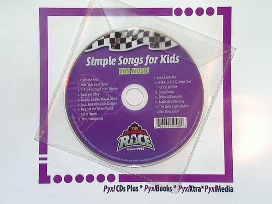 VBS Music The Incredible Race	Simple Songs For Kids CD VGC