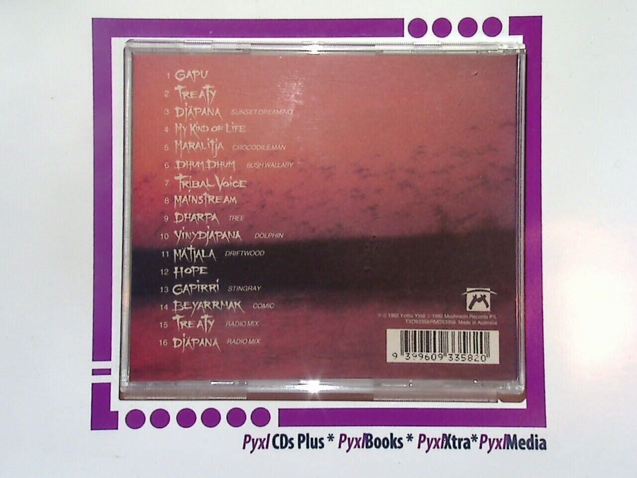 Yothu Yindi - Tribal Voice CD Nr Mint
