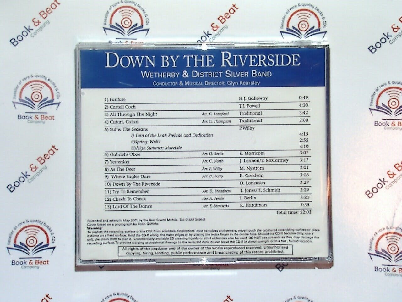 Wetherby & District Silver Brass Band - Down By The Riverside CD Mint
