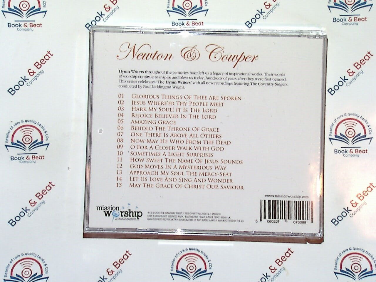 The Hymn Writers: Newton & Cowper CD New