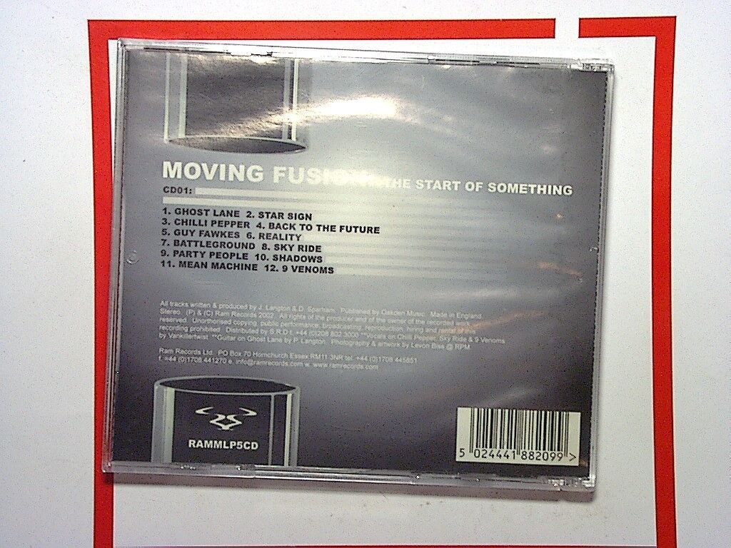 Moving Fusion - Start of Something (2002) 2Cd Discs Mint