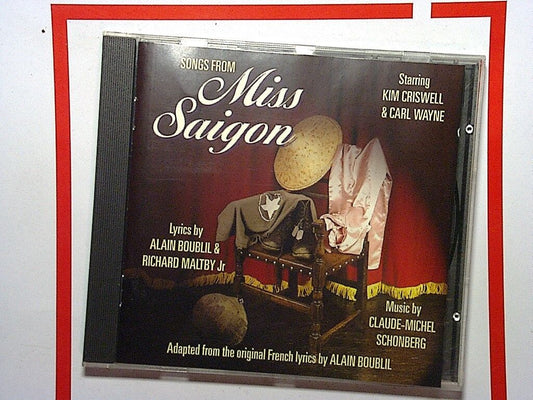 Various Artists - Songs from Miss Saigon  (Original Soundtrack, 2009) Mint CD