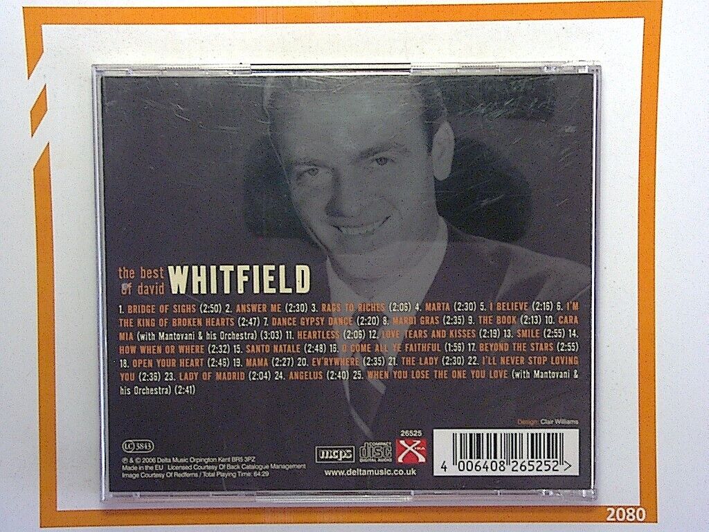 The Best of David Whitfield CD Mint