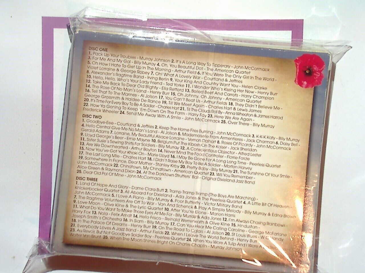 Various - Songs Of World War I (75 Songs) 3CD Mint