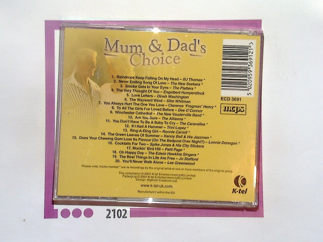 Various Mum and Dad's Choice - 20 Special Requests CD VGC