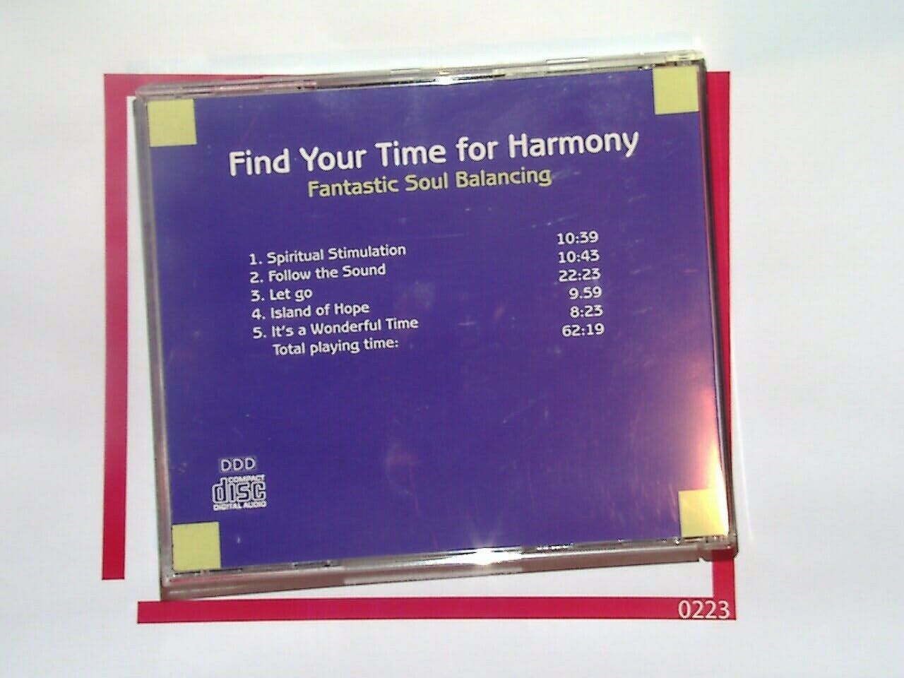Wellbeing: Find Your Time For Harmony Fantastic Soul Balancing CD Mint