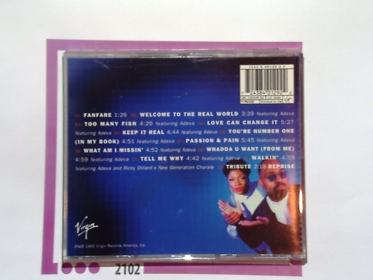 Adeva Frankie Knuckles Welcome to the Real World CD Mint