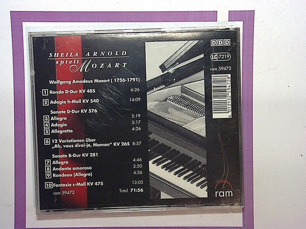 Sheila Arnold - Spielt Mozart CD Mint