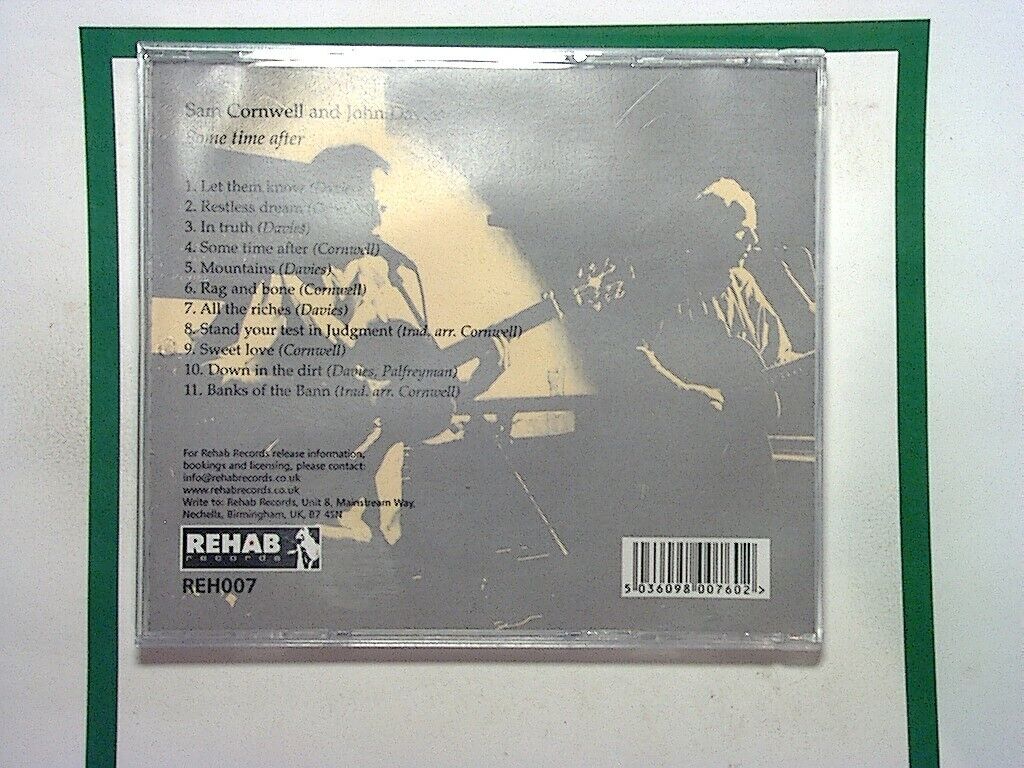 Sam Cornwall John Davies Some Time After CD Mint