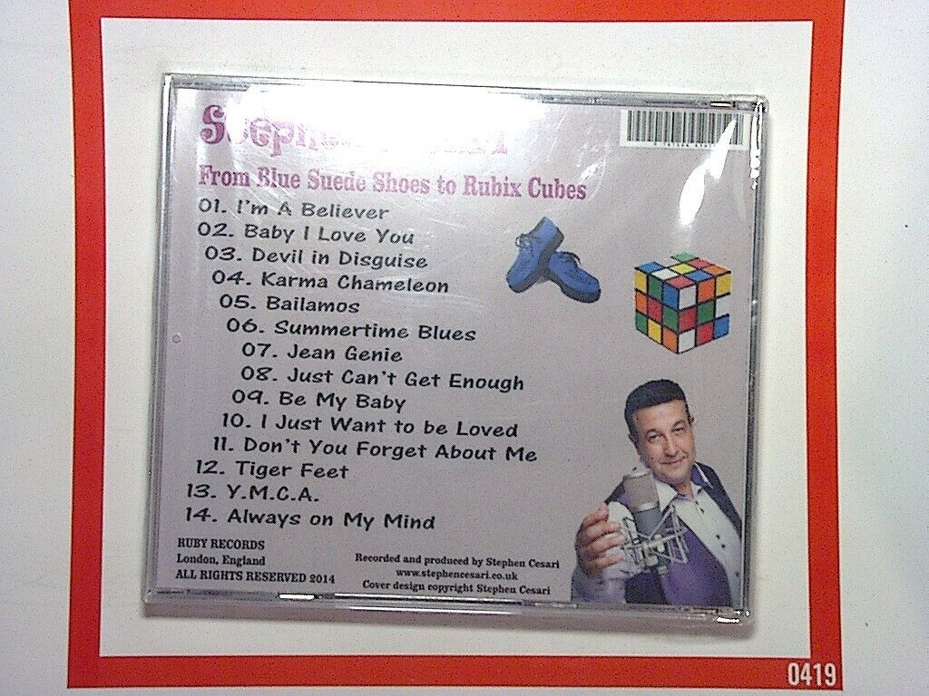 Stephen Cesari From Blue Suede Shoes To Rubix Cubes CD New & Sealed