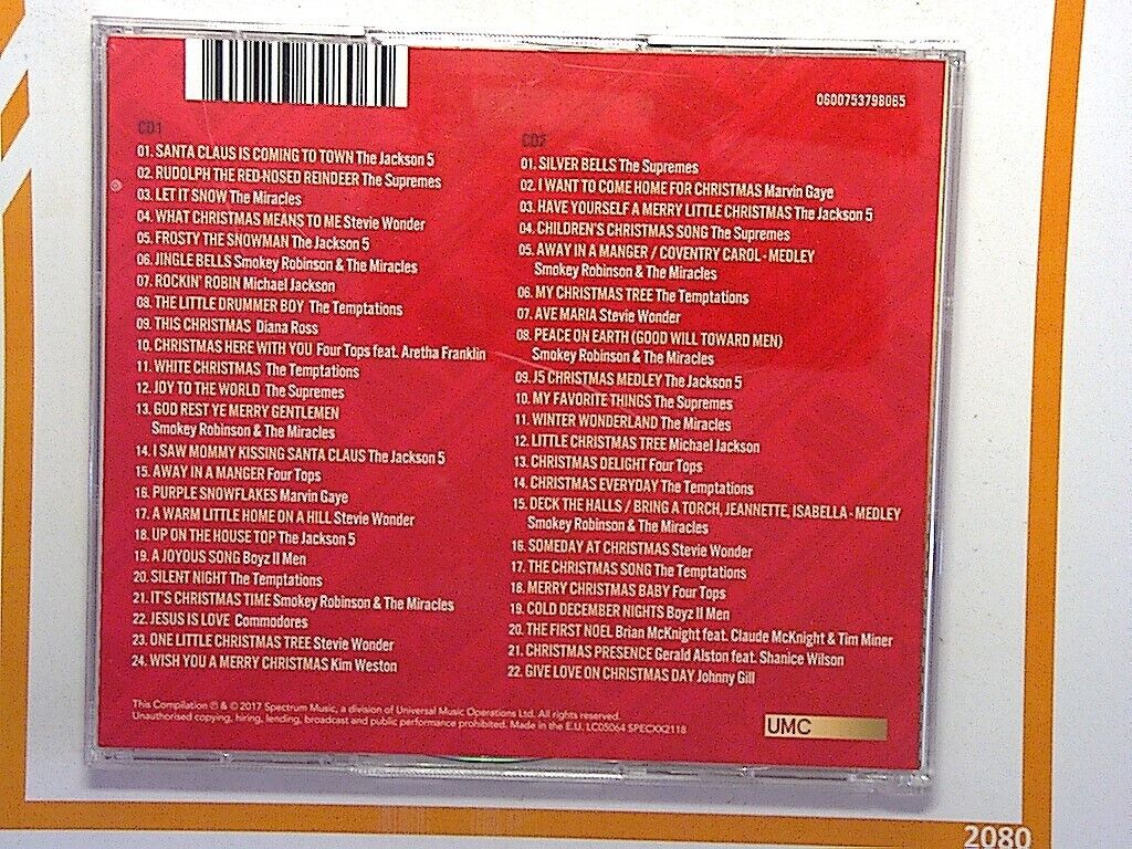 Various Artists	Christmas Motown 2CD Mint