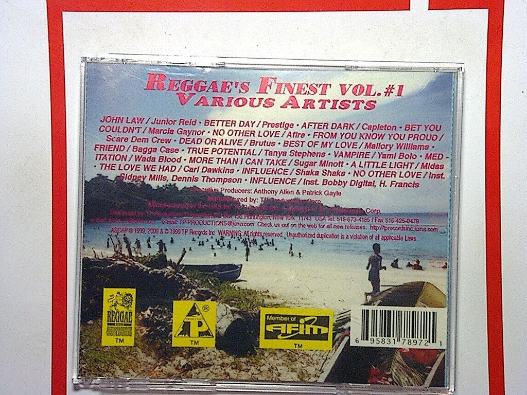 Various Artists - Reggae's Finest, Vol. 1 (1999) CD VGC