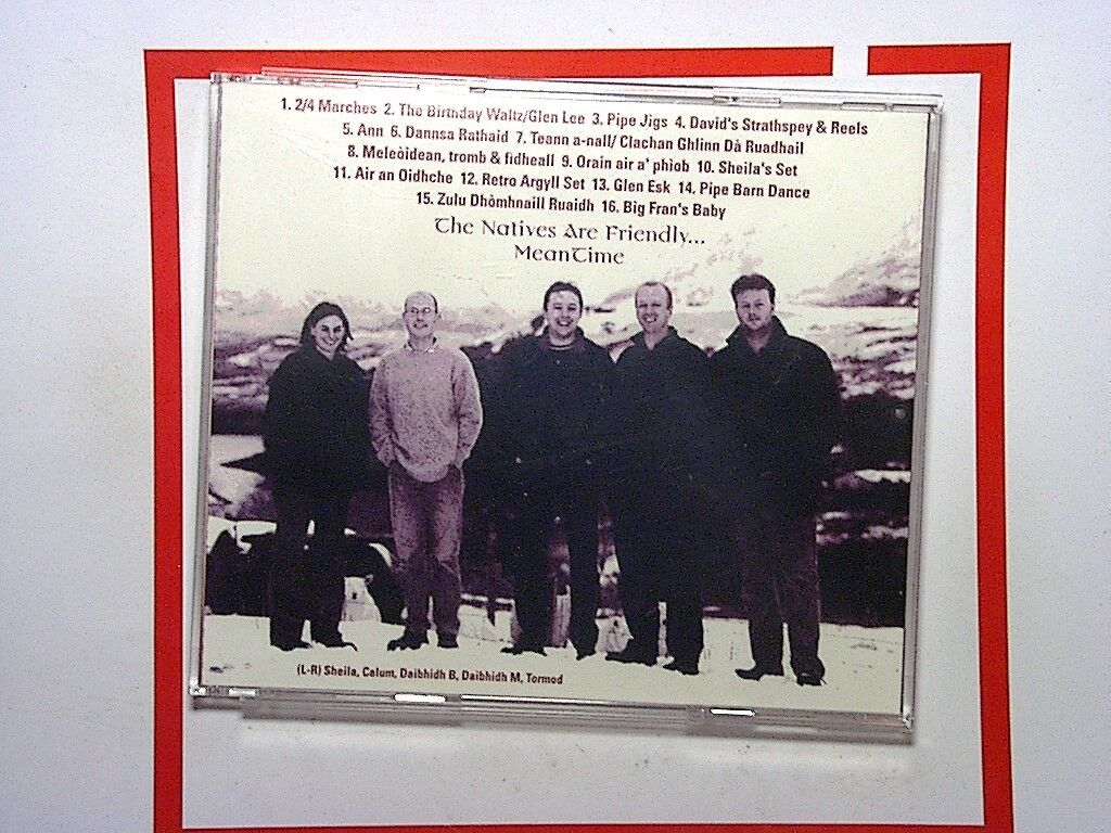 The Natives Are Friendly Mean Time CD Mint