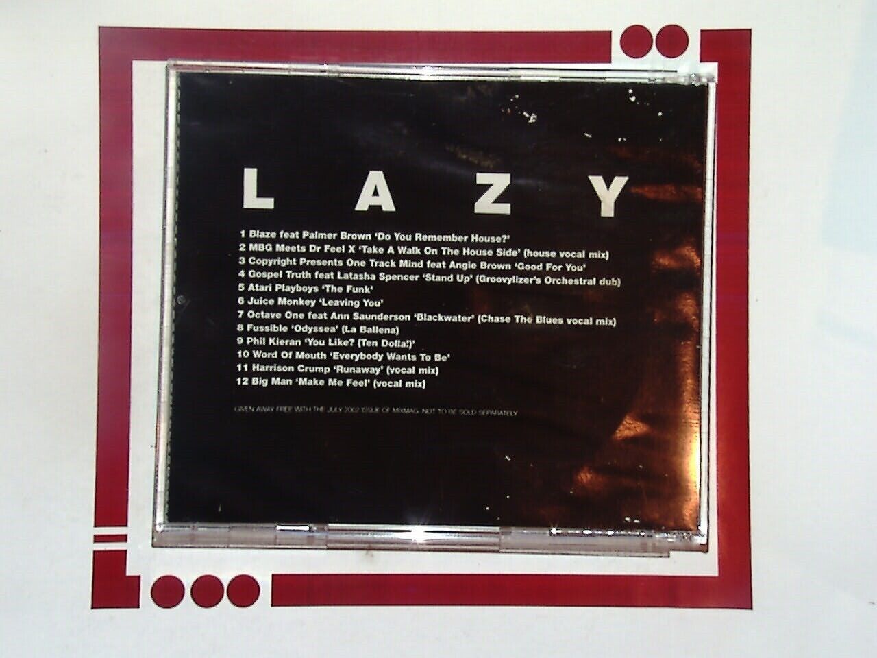 Mixmag Lazy various Artists CD VGC