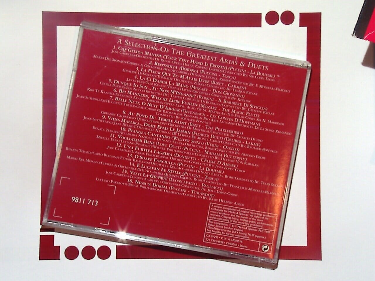 Marks & Spencer Love At the Opera CD Nr Mint