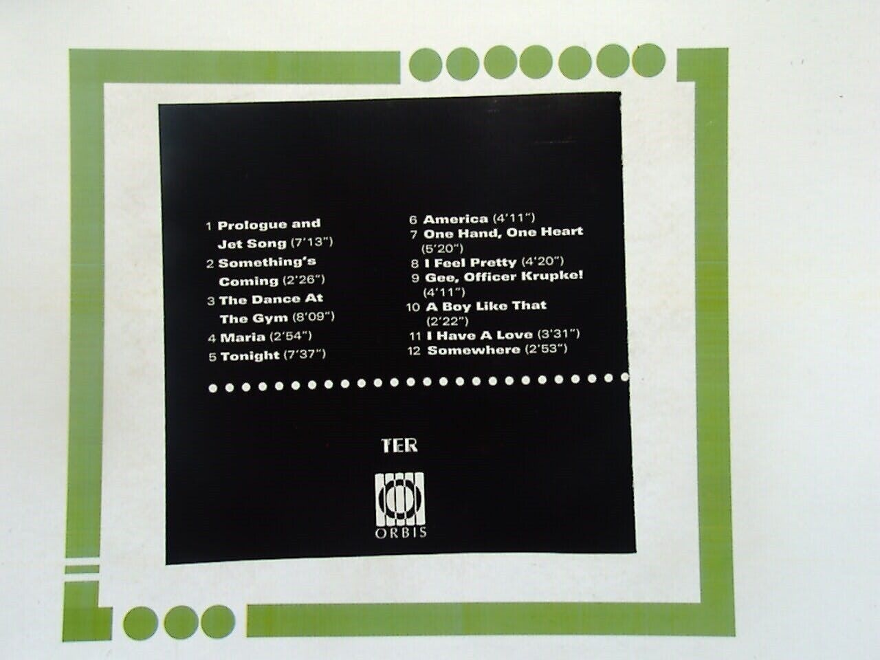 The Musicals Collection #1 West Side Story CD VGC