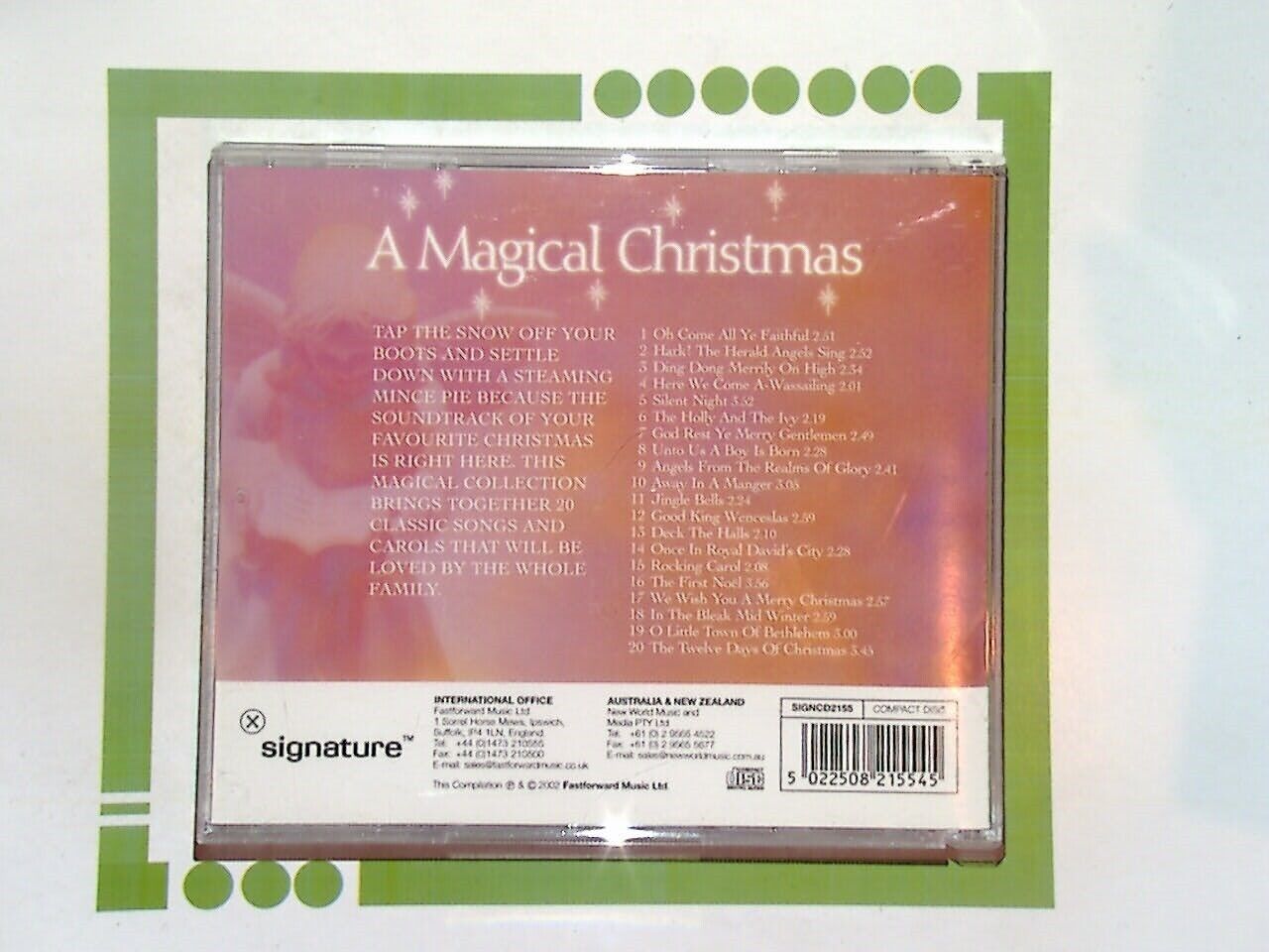 A Magical Christmas 20 Festive Songs & Carols CD VGC
