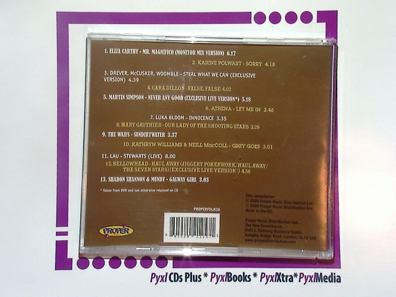 Various - That's Proper Folk CD Mint