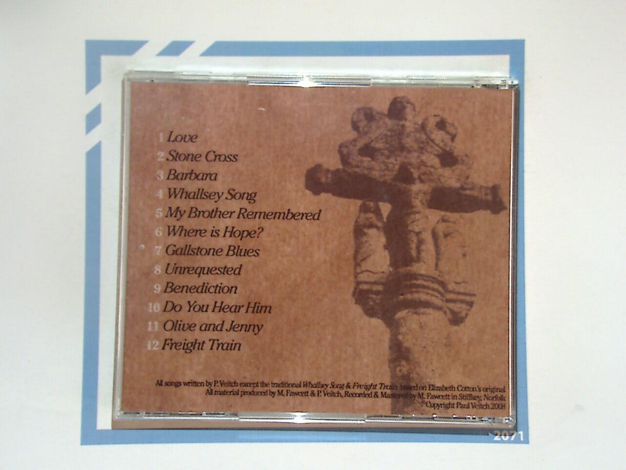 Paul Veitch Stone Cross CD Mint