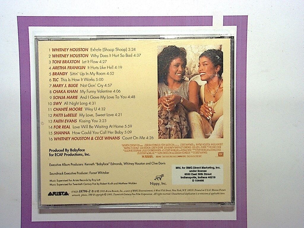 Waiting To Exhale: Original Soundtrack Album Whitney Blige Mint