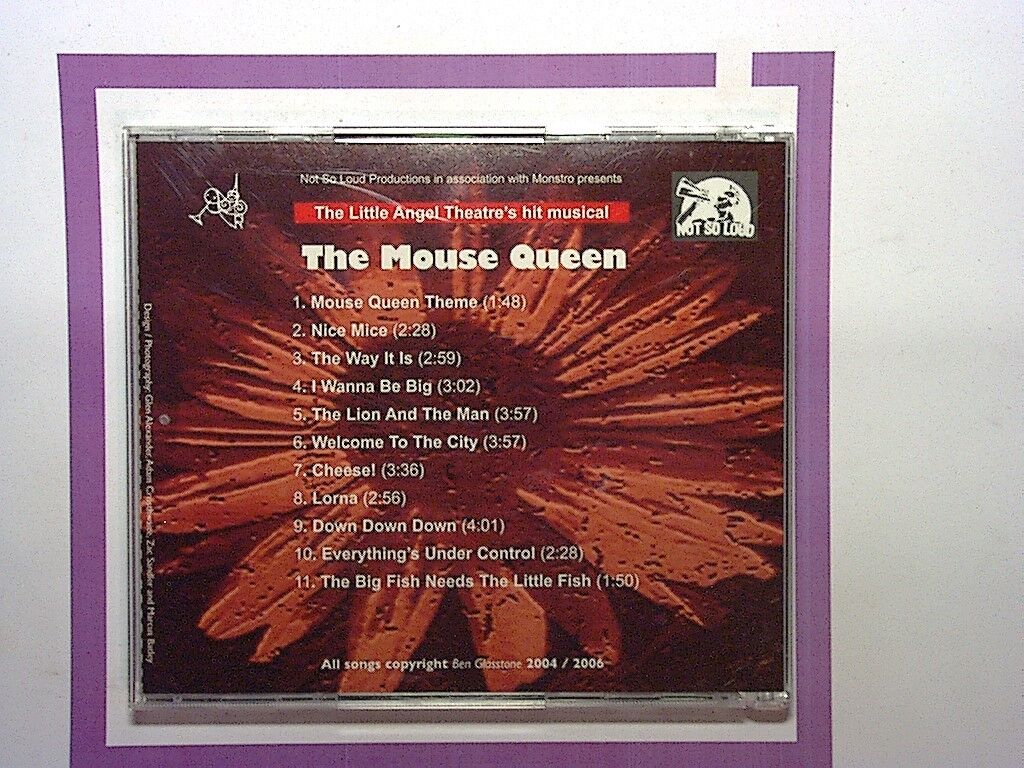 The Mouse Queen - The little Angel Theatre's Hit Musical CD Mint rare