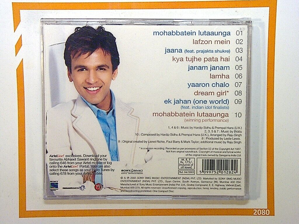 Aapka - Abhijeet Sawant CD Mint