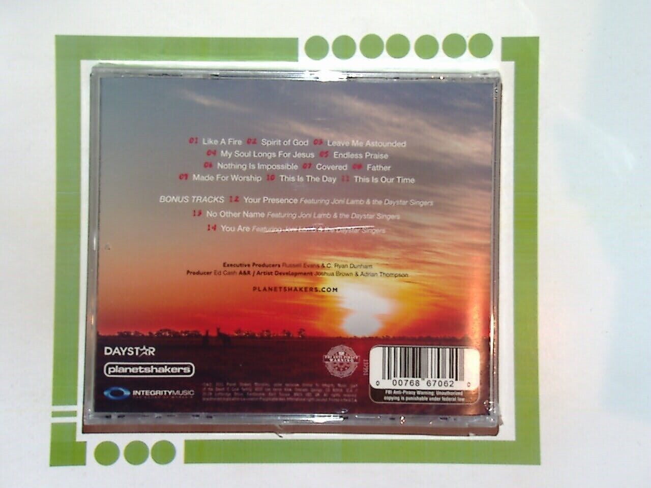 Planetshakers Outback Worship Sessions - Exclusive Ed 3Bonus Songs CD New