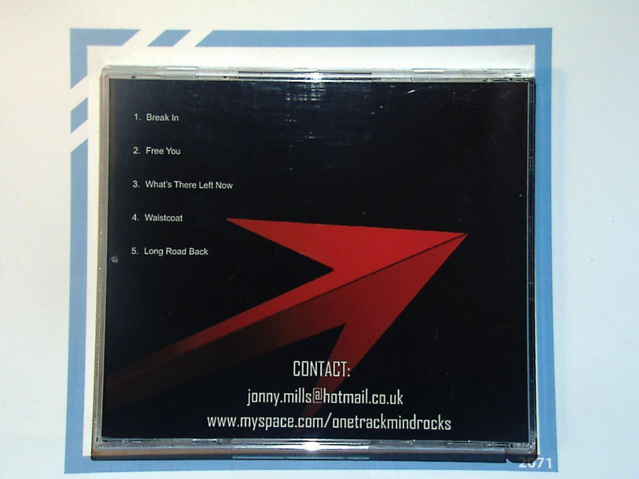 One Track Minds EP Jonny Mills CD Nr Mint