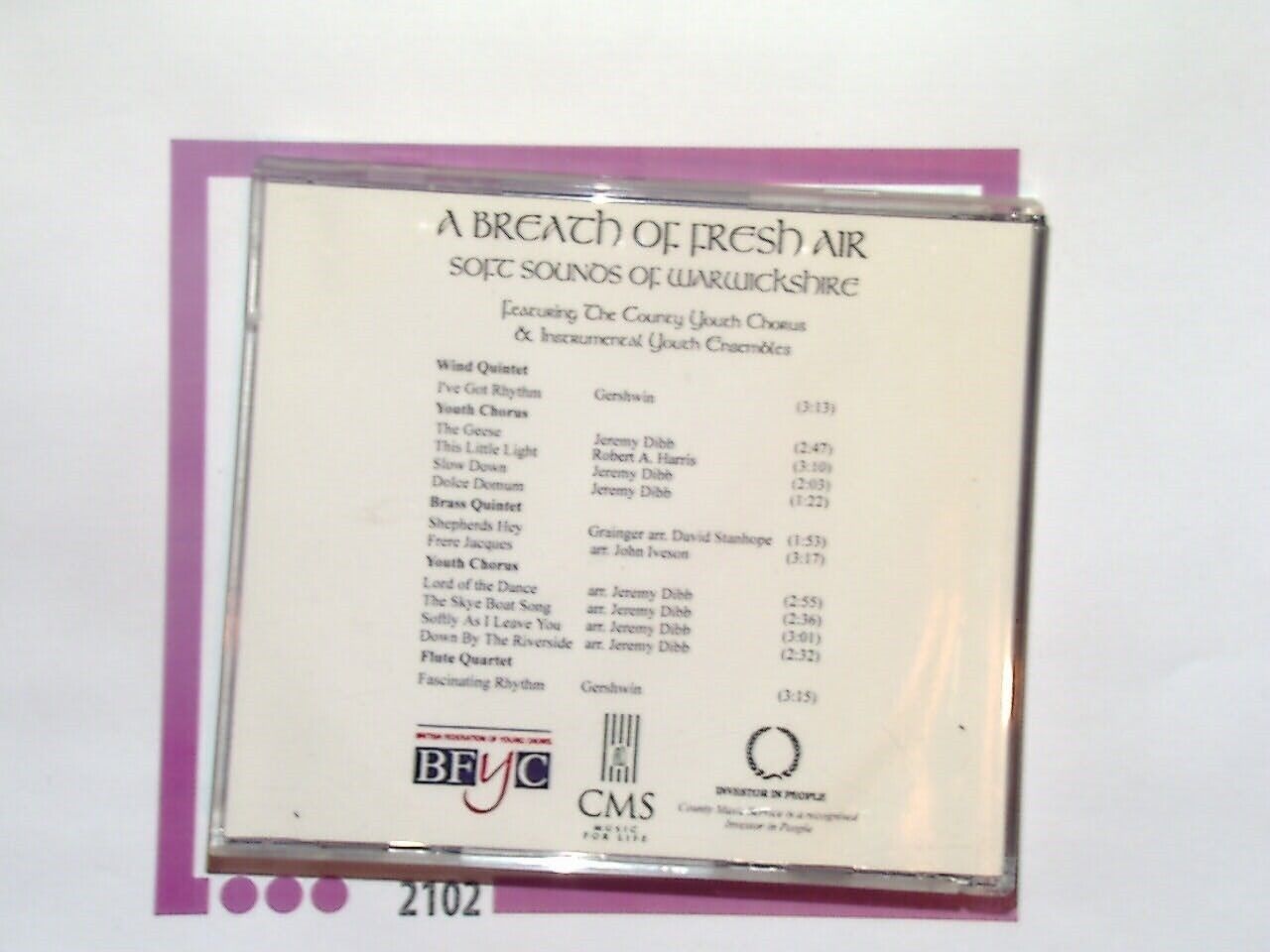 A Breath of Fresh Air Soft Sounds of Warwickshire CD Mint