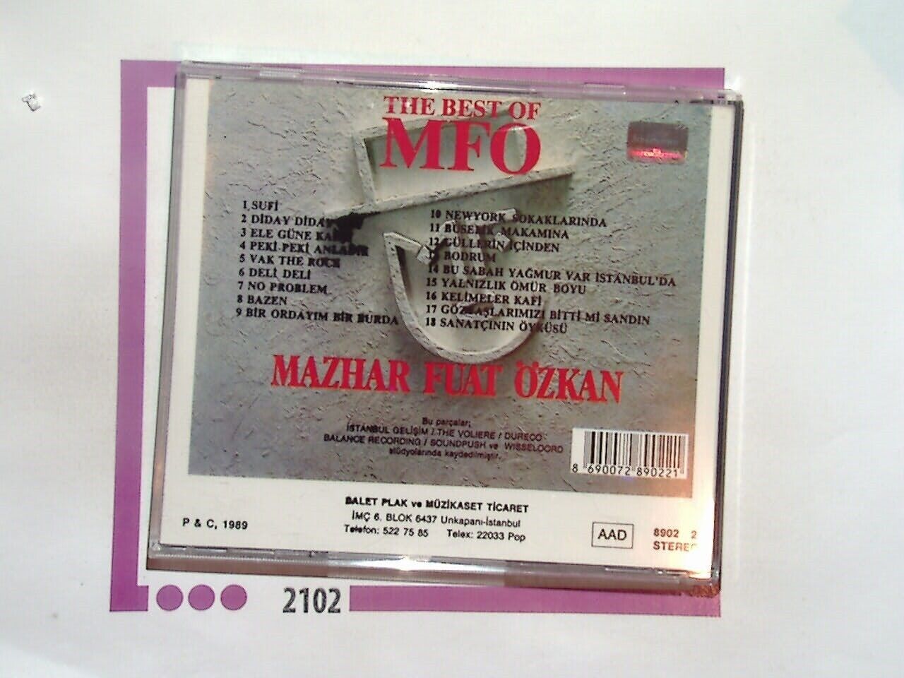 MFÖ – The Best Of MFÖ CD VGC MFO