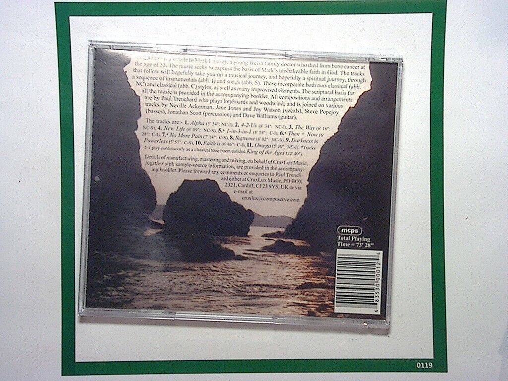 Paul Trenchard Running In The Light CD Mint