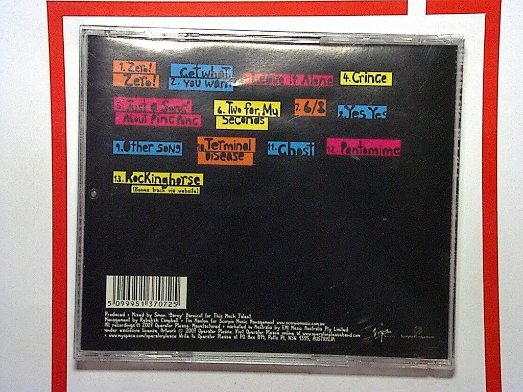 Operator Please Yes Yes Vindictive (12 Tracks) Aust Excl CD Mint