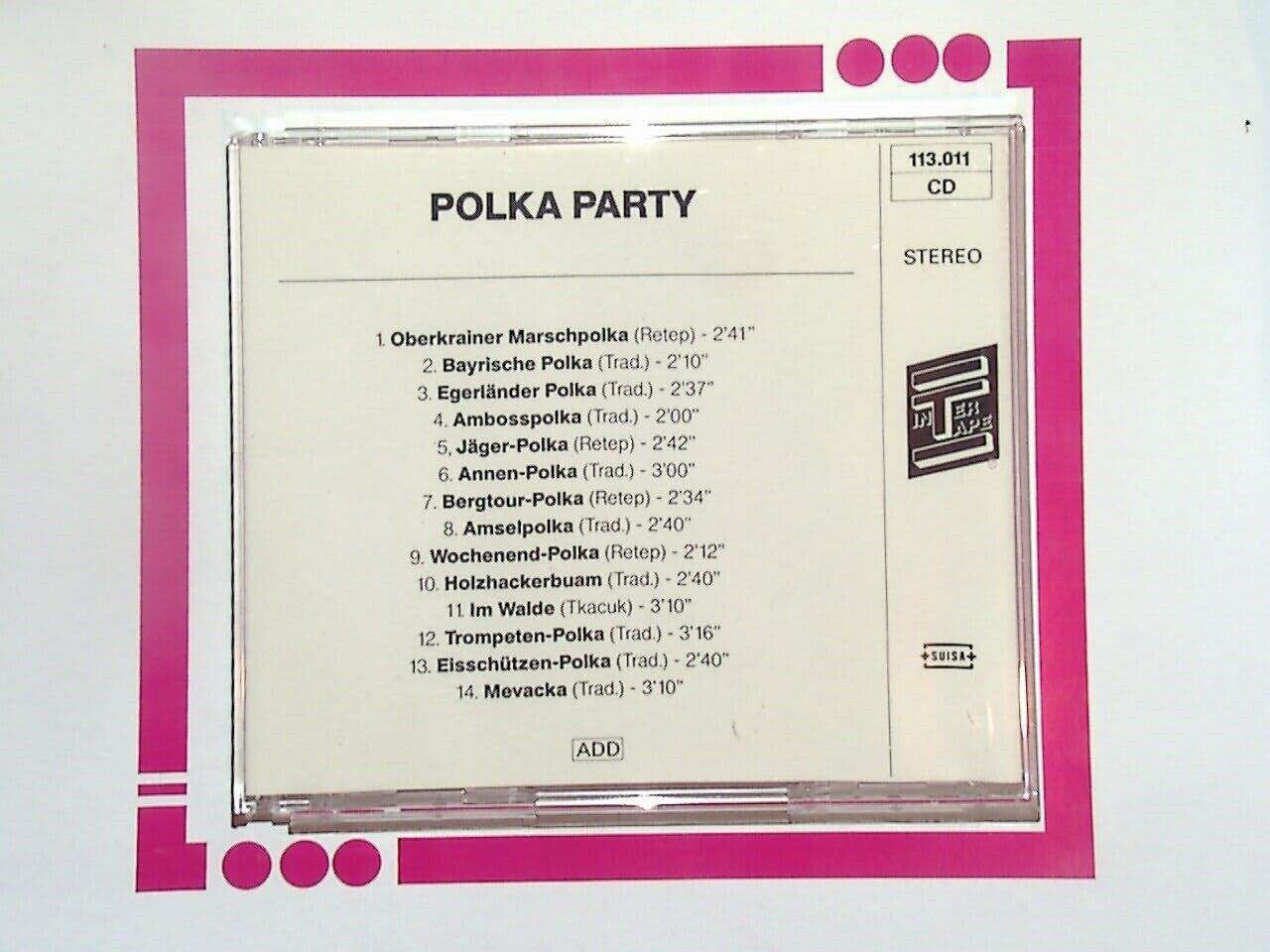 various - Polka Party CD 113.011 CD Nr Mint