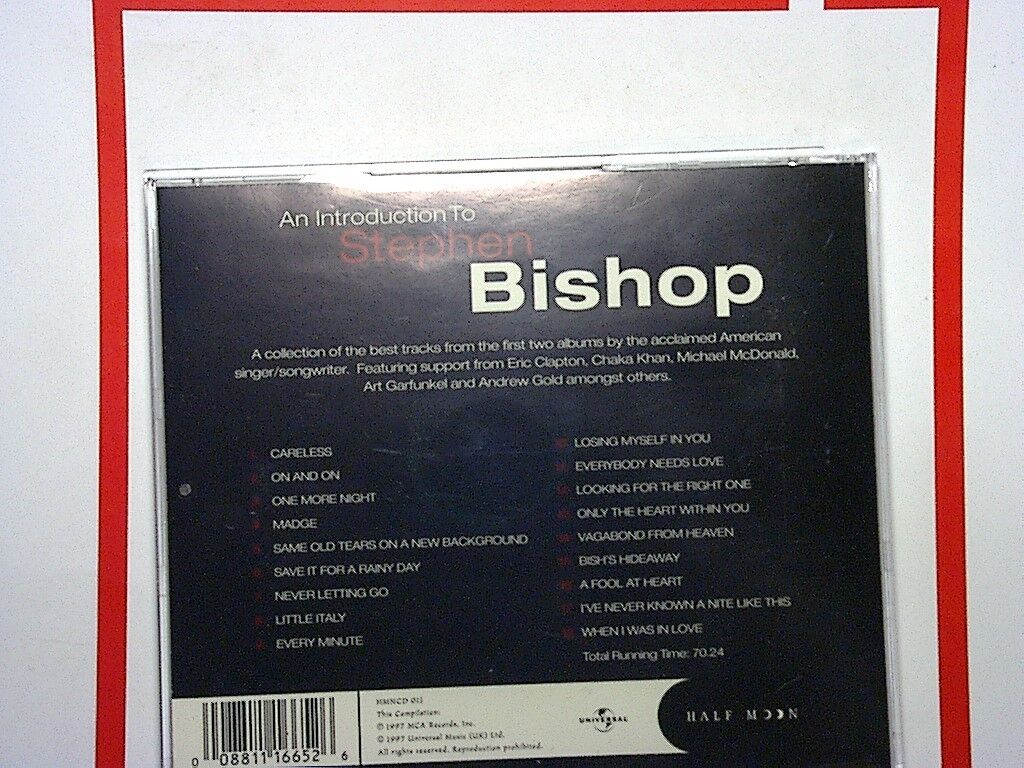 Stephen Bishop - Introduction To (1997) CD Nr Mint