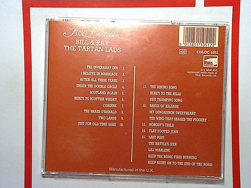 Two Lands (CD) Tartan Lads Mint