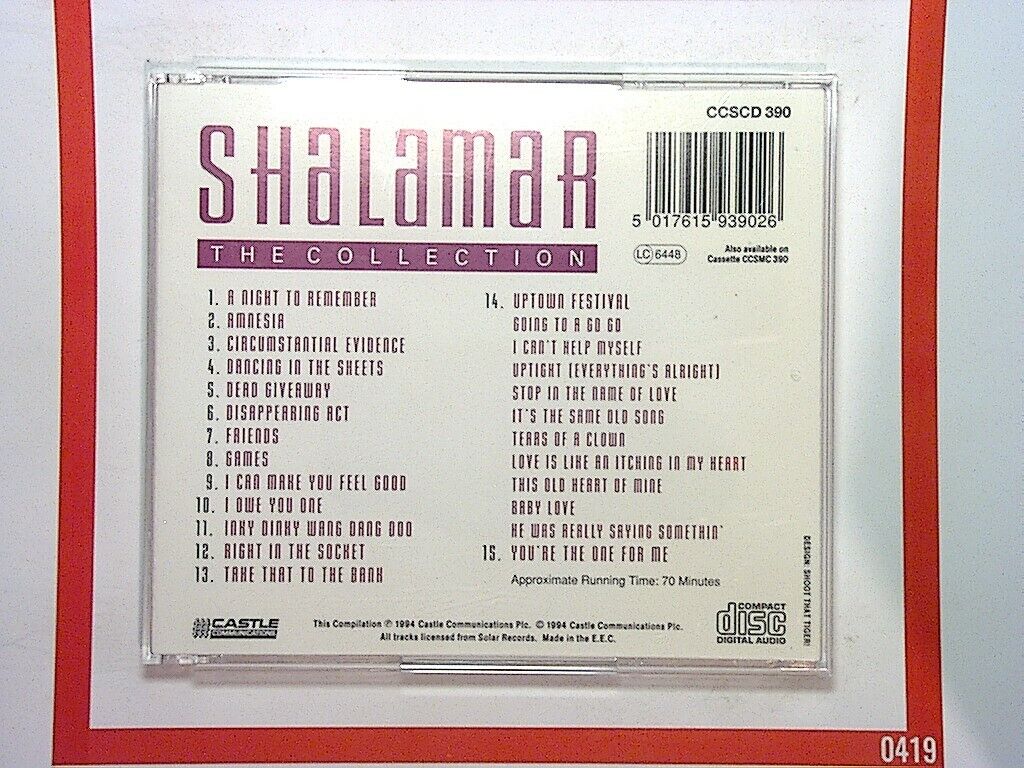 Shalamar The Collection CD Mint (Gift Option)*