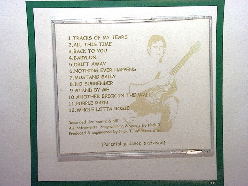 Nick T. Live (Warts & All) CD Mint