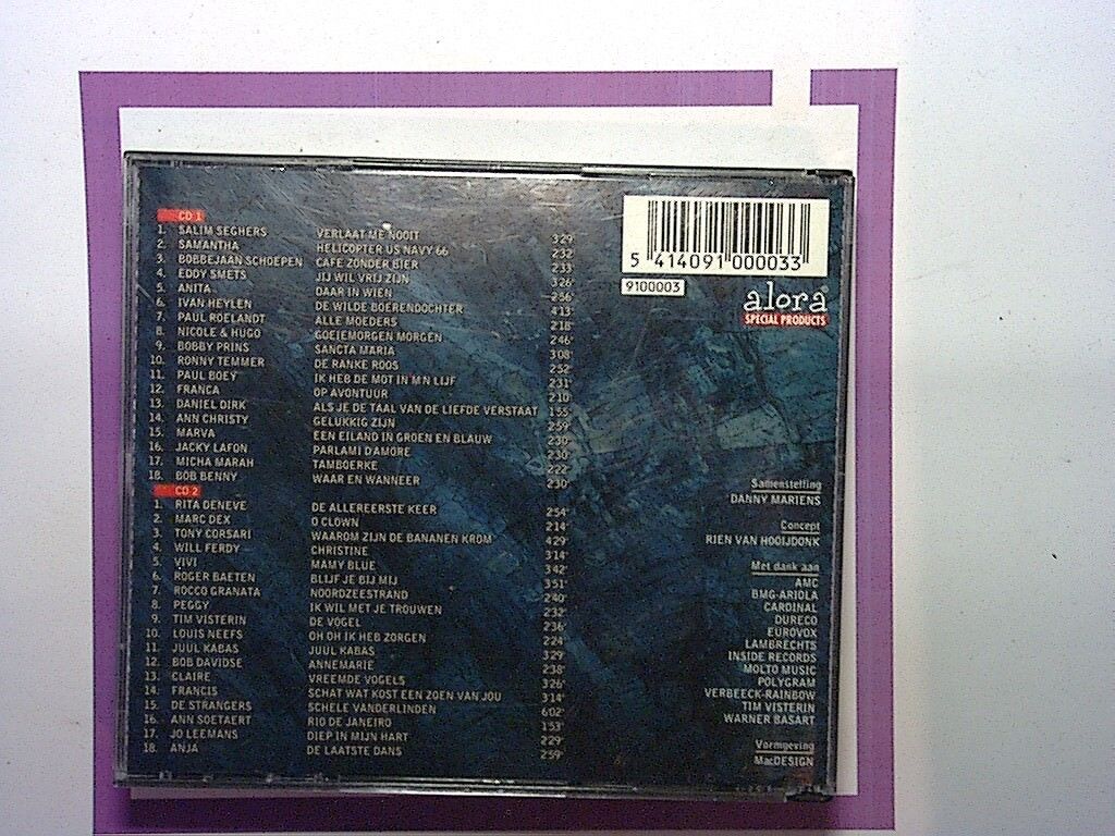 Various Artists - Vlaamse Toppers Van Toen 2CD Nr Mint